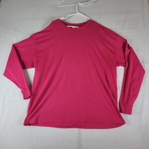 Pink Jerzees Cotton Long-Sleeve Tee, Size Men’s 3X